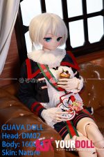 GUAVADOLL DM02 160cm Cカップ ノーマル肌 手描きメイク フルPVC製 白髪 等身大 アニメドール 新品 - 画像 (3)