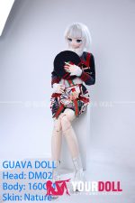 GUAVADOLL DM02 160cm Cカップ ノーマル肌 手描きメイク フルPVC製 白髪 エレガンス アニメドール 新品 - 画像 (11)