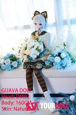 GUAVADOLL DM02 160cm Cカップ ノーマル肌 手描きメイク フルPVC製 エレガンス 美少女 アニメドール 新品 - 画像 (13)