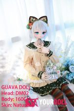 GUAVADOLL DM02 160cm Cカップ ノーマル肌 手描きメイク フルPVC製 エレガンス 美少女 アニメドール 新品 - 画像 (12)