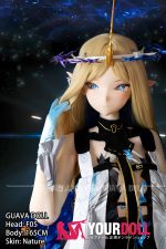 GUAVADOLL F05 165cm Gカップ ビニール製のヘッド デカールメイク ノーマル肌 巨乳 クーデレ コスプレ系 アニメドール 新品 - 画像 (4)