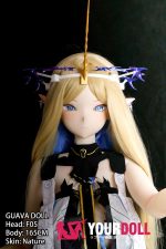 GUAVADOLL F05 165cm Gカップ ビニール製のヘッド デカールメイク ノーマル肌 巨乳 クーデレ コスプレ系 アニメドール 新品 - 画像 (2)