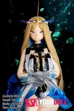 GUAVADOLL F05 165cm Gカップ ビニール製のヘッド デカールメイク ノーマル肌 巨乳 クーデレ コスプレ系 アニメドール 新品 - 画像 (3)