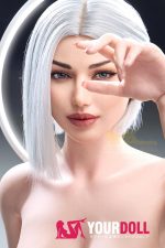 Irontech Doll Celine S13 159cm Fカップ フルシリコン ハイテク感覚 巨乳 ラブドール 顎機能追加可 - 画像 (5)