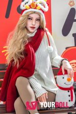 Irontech Doll Vivian S31 163cm Bカップ フルシリコン ブロンド 新年スペシャル ちっぱい ラブドール 顎機能追加可 - 画像 (7)