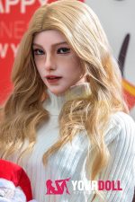 Irontech Doll Vivian S31 163cm Bカップ フルシリコン ブロンド 新年スペシャル ちっぱい ラブドール 顎機能追加可 - 画像 (5)
