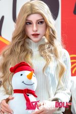 Irontech Doll Vivian S31 163cm Bカップ フルシリコン ブロンド 新年スペシャル ちっぱい ラブドール 顎機能追加可 - 画像 (6)