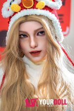 Irontech Doll Vivian S31 163cm Bカップ フルシリコン ブロンド 新年スペシャル ちっぱい ラブドール 顎機能追加可 - 画像 (4)