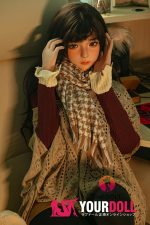 Shedoll Guxiaoyu(顾小雨) 170cm Eカップ シリコンヘッド+TPEボディ 顎機能追加可 隠れ巨乳 雀斑メイク ラブドール 新品 - 画像 (2)