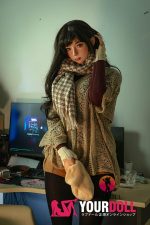 Shedoll Guxiaoyu(顾小雨) 170cm Eカップ シリコンヘッド+TPEボディ 顎機能追加可 隠れ巨乳 雀斑メイク ラブドール 新品 - 画像 (19)