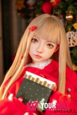 Shedoll Luoyi(洛伊) 145cm Gカップ シリコンヘッド+TPEボディ 顎機能追加可 童顔巨乳 サンタガール 可愛い ラブドール - 画像 (5)
