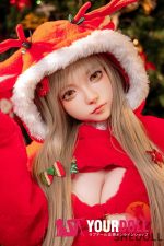 Shedoll Luoyi(洛伊) 145cm Gカップ シリコンヘッド+TPEボディ 顎機能追加可 童顔巨乳 サンタガール 可愛い ラブドール - 画像 (4)