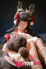 Shedoll Beizhi(北栀) 眠り顔 148cm Dカップ フルシリコン 癒し系 サンタガール トナカイ娘 ラブドール 新品 - 画像 (10)