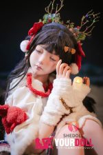 Shedoll Beizhi(北栀) 眠り顔 148cm Dカップ フルシリコン 癒し系 サンタガール トナカイ娘 ラブドール 新品 - 画像 (8)