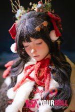 Shedoll Beizhi(北栀) 眠り顔 148cm Dカップ フルシリコン 癒し系 サンタガール トナカイ娘 ラブドール 新品 - 画像 (7)