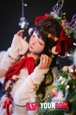 Shedoll Beizhi(北栀) 眠り顔 148cm Dカップ フルシリコン 癒し系 サンタガール トナカイ娘 ラブドール 新品 - 画像 (2)
