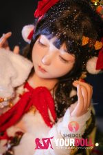 Shedoll Beizhi(北栀) 眠り顔 148cm Dカップ フルシリコン 癒し系 サンタガール トナカイ娘 ラブドール 新品 - 画像 (5)