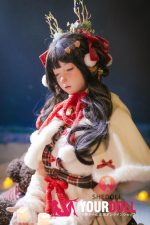 Shedoll Beizhi(北栀) 眠り顔 148cm Dカップ フルシリコン 癒し系 サンタガール トナカイ娘 ラブドール 新品 - 画像 (11)