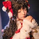 Shedoll Beizhi(北栀) 眠り顔 148cm Dカップ フルシリコン 癒し系 サンタガール トナカイ娘 ラブドール 新品
