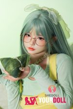 Shedoll Zhiyuan(芷沅) 168cm Dカップ フルシリコン 顎機能追加可 長身美女 巨乳 眼鏡娘 ラブドール - 画像 (2)