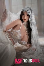 Top Fire Doll Grace T64 162cm Hカップ ダークブラウン肌 フルシリコン 顎機能付き 爆乳 美しい 花嫁 ラブドール 新品 - 画像 (19)