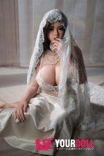 Top Fire Doll Grace T64 162cm Hカップ ダークブラウン肌 フルシリコン 顎機能付き 爆乳 美しい 花嫁 ラブドール 新品 - 画像 (18)