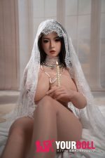 Top Fire Doll Grace T64 162cm Hカップ ダークブラウン肌 フルシリコン 顎機能付き 爆乳 美しい 花嫁 ラブドール 新品 - 画像 (21)