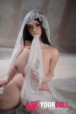 Top Fire Doll Grace T64 162cm Hカップ ダークブラウン肌 フルシリコン 顎機能付き 爆乳 美しい 花嫁 ラブドール 新品 - 画像 (20)