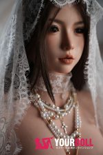 Top Fire Doll Grace T64 162cm Hカップ ダークブラウン肌 フルシリコン 顎機能付き 爆乳 美しい 花嫁 ラブドール 新品 - 画像 (4)