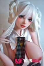 ElsaBabe 木野佳代子 HB048 148cm-L ピンク肌 フルシリコン 白髪 愛嬌 美少女 ラブドール - 画像 (3)