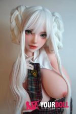 ElsaBabe 木野佳代子 HB048 148cm-L ピンク肌 フルシリコン 白髪 愛嬌 美少女 ラブドール - 画像 (13)