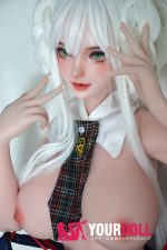 ElsaBabe 木野佳代子 HB048 148cm-L ピンク肌 フルシリコン 白髪 愛嬌 美少女 ラブドール - 画像 (5)