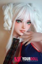 ElsaBabe 木野佳代子 HB048 148cm-L ピンク肌 フルシリコン 白髪 愛嬌 美少女 ラブドール - 画像 (7)