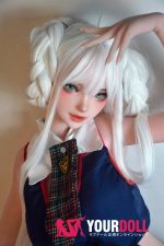 ElsaBabe 木野佳代子 HB048 148cm-L ピンク肌 フルシリコン 白髪 愛嬌 美少女 ラブドール - 画像 (2)