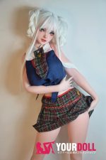 ElsaBabe 木野佳代子 HB048 148cm-L ピンク肌 フルシリコン 白髪 愛嬌 美少女 ラブドール - 画像 (15)