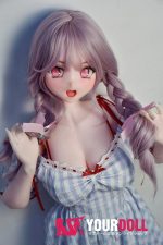 ElsaBabe 小泉なな RAD001 140cm-M ピンク肌 フルシリコン おさげ三つ編み お茶目 アニメ系 ラブドール - 画像 (2)