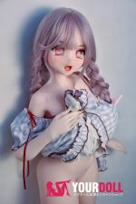ElsaBabe 小泉なな RAD001 140cm-M ピンク肌 フルシリコン おさげ三つ編み お茶目 アニメ系 ラブドール - 画像 (8)