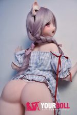 ElsaBabe 小泉なな RAD001 140cm-M ピンク肌 フルシリコン おさげ三つ編み お茶目 アニメ系 ラブドール - 画像 (3)