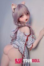 ElsaBabe 小泉なな RAD001 140cm-M ピンク肌 フルシリコン おさげ三つ編み お茶目 アニメ系 ラブドール - 画像 (12)