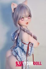 ElsaBabe 小泉なな RAD001 140cm-M ピンク肌 フルシリコン おさげ三つ編み お茶目 アニメ系 ラブドール - 画像 (13)