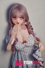 ElsaBabe 小泉なな RAD001 140cm-M ピンク肌 フルシリコン おさげ三つ編み お茶目 アニメ系 ラブドール - 画像 (9)