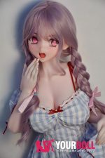 ElsaBabe 小泉なな RAD001 140cm-M ピンク肌 フルシリコン おさげ三つ編み お茶目 アニメ系 ラブドール - 画像 (5)