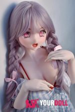 ElsaBabe 小泉なな RAD001 140cm-M ピンク肌 フルシリコン おさげ三つ編み お茶目 アニメ系 ラブドール - 画像 (4)