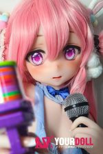 ElsaBabe 清野檸檬 RAD040 148cm-M ピンク肌 フルシリコン ハート目 アイドル 赤面 ラブドール 新品 - 画像 (4)