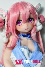 ElsaBabe 清野檸檬 RAD040 148cm-M ピンク肌 フルシリコン ハート目 アイドル 赤面 ラブドール 新品 - 画像 (9)