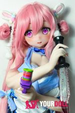ElsaBabe 清野檸檬 RAD040 148cm-M ピンク肌 フルシリコン ハート目 アイドル 赤面 ラブドール 新品 - 画像 (17)