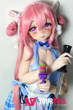 ElsaBabe 清野檸檬 RAD040 148cm-M ピンク肌 フルシリコン ハート目 アイドル 赤面 ラブドール 新品 - 画像 (2)