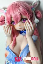 ElsaBabe 清野檸檬 RAD040 148cm-M ピンク肌 フルシリコン ハート目 アイドル 赤面 ラブドール 新品 - 画像 (13)