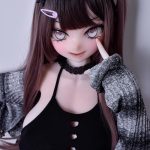 ElsaBabe 古賀弥生 RAD035 148cm-L ピンク肌 フルシリコン 粘着系彼女 ヤンデレ気味 お茶目 舌出し アニメドール 新品