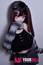 ElsaBabe 古賀弥生 RAD035 148cm-L ピンク肌 フルシリコン 粘着系彼女 ヤンデレ気味 お茶目 舌出し アニメドール 新品 - 画像 (18)